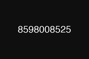 8598008525